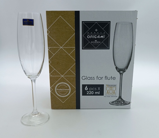ORIGAMI ŠAMPANJAC 220ML 1/6 OTVOREN BOX